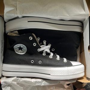 Converse Chuck Taylor Allstar LIFT HI platform black/ white high top shoes